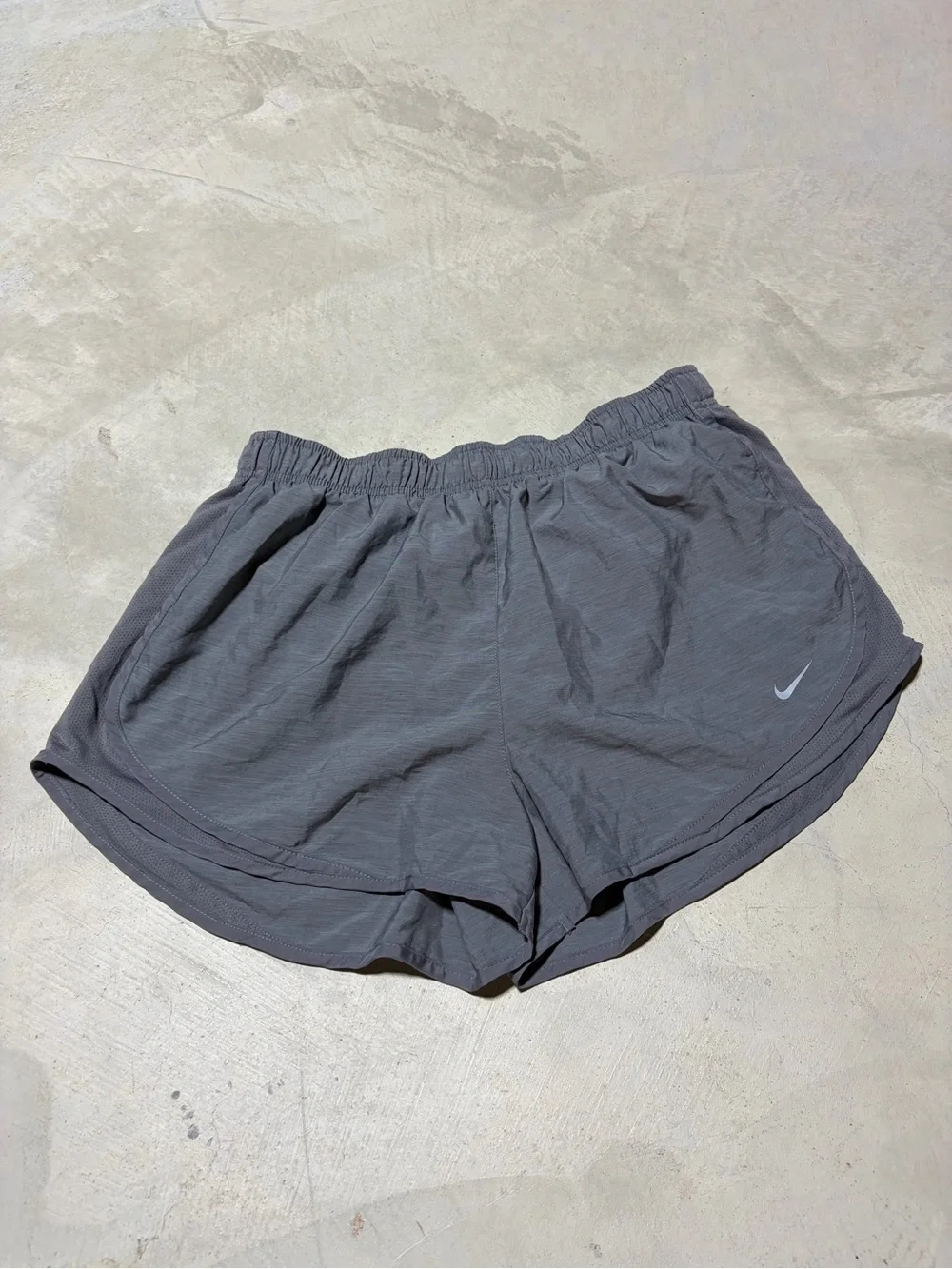 Nike Women’s Charcoal Athletic Shorts with Swoosh XL